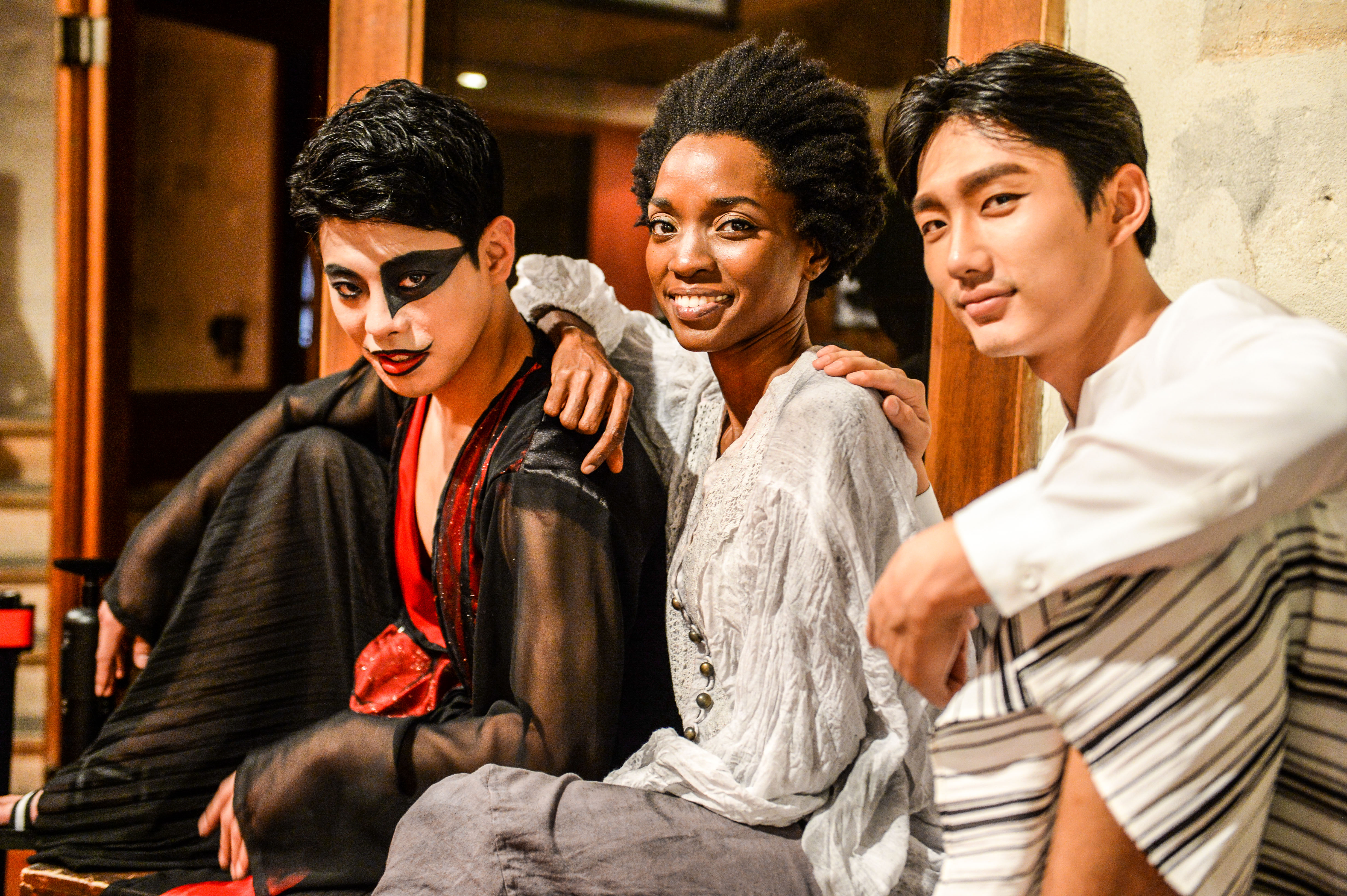 Backstage costumes